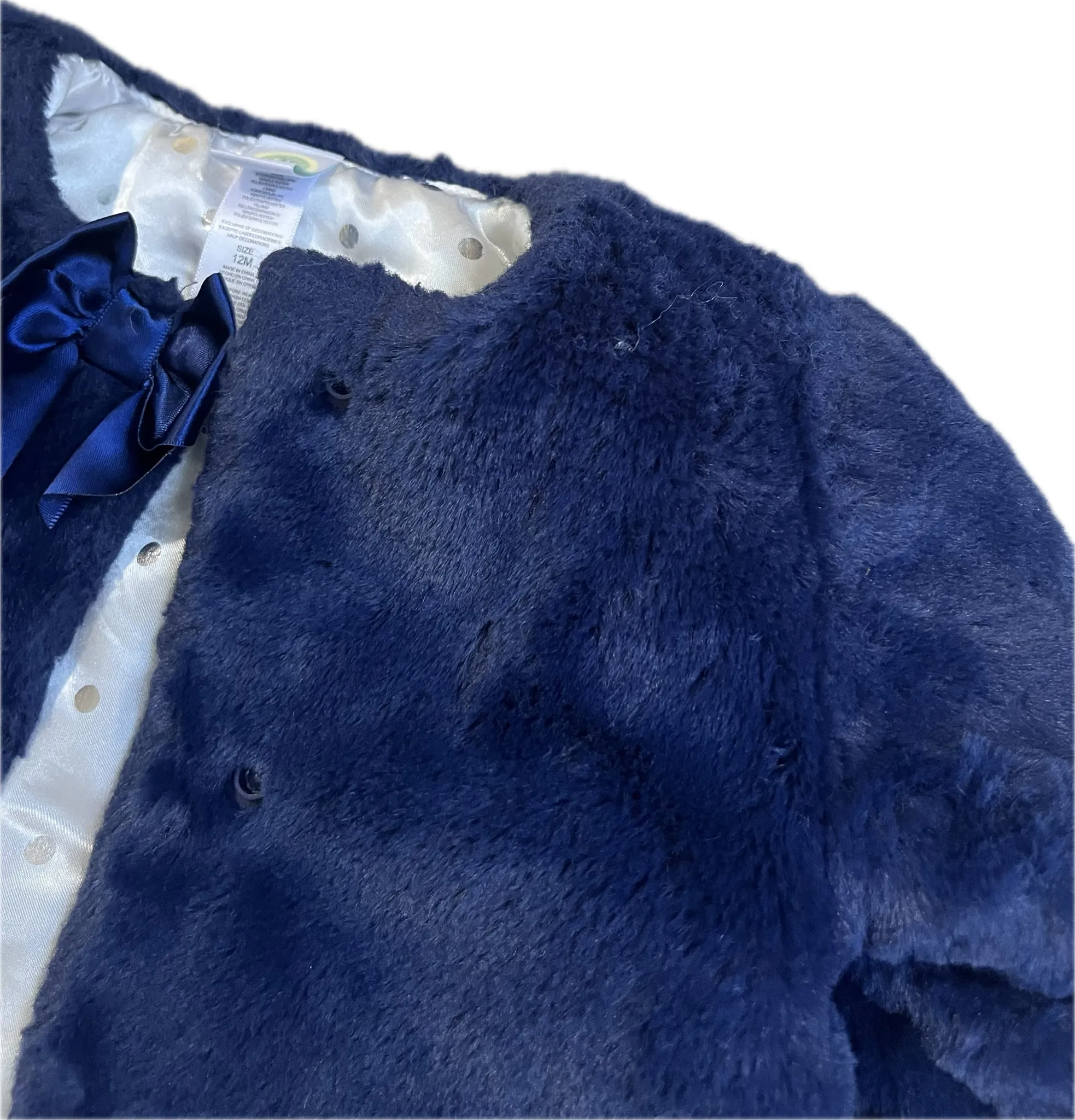 12 MONTHS Little Me Girls Outerwear Coat