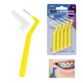 20 Pc Interdental Brushes Angled Dental Brush Toothpicks Oral Care Hygiene Picks