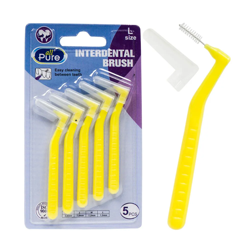 20 Pc Interdental Brushes Angled Dental Brush Toothpicks Oral Care Hygiene Picks