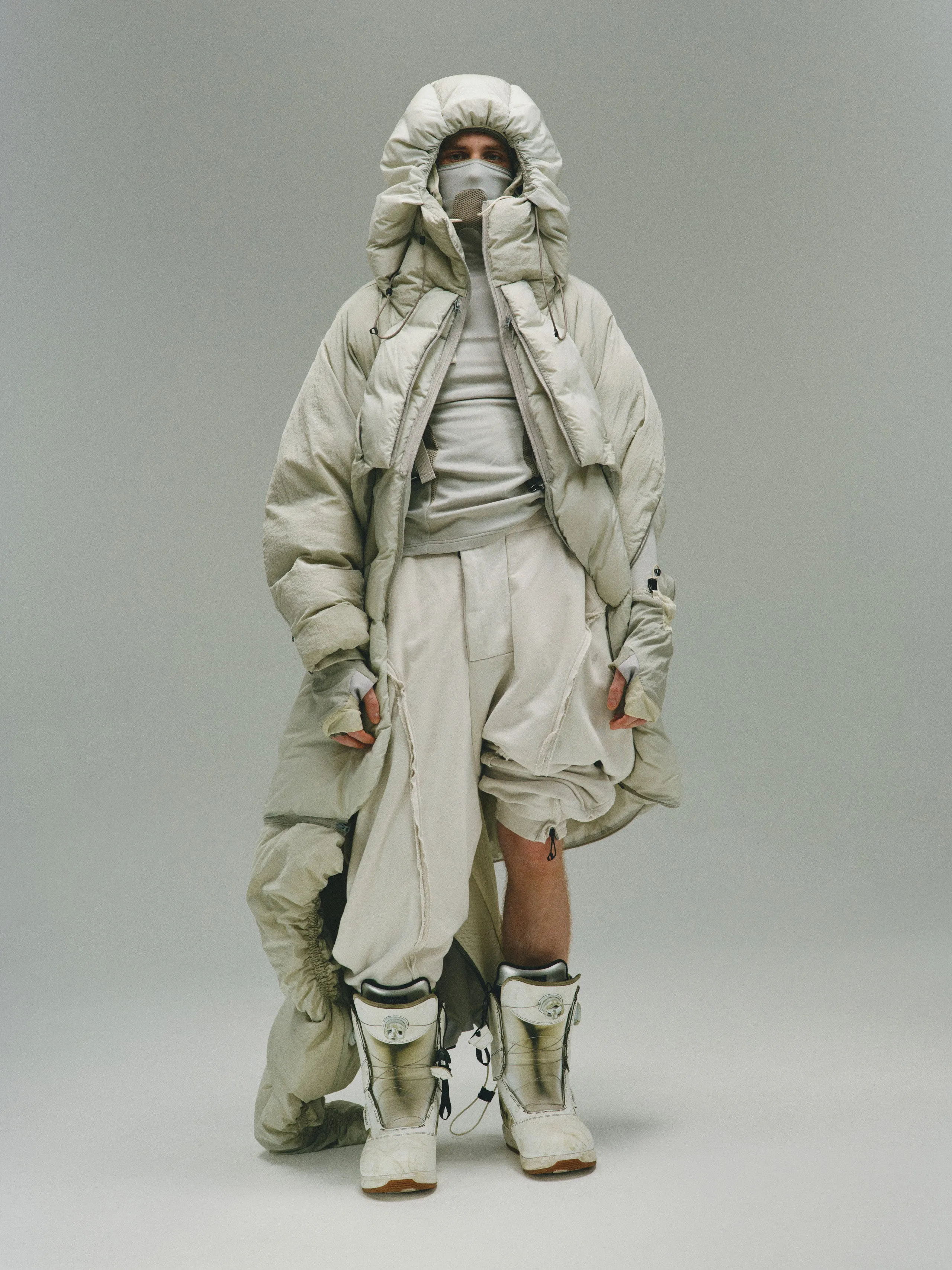 AS / Multiform Cocoon-Style Down Robe