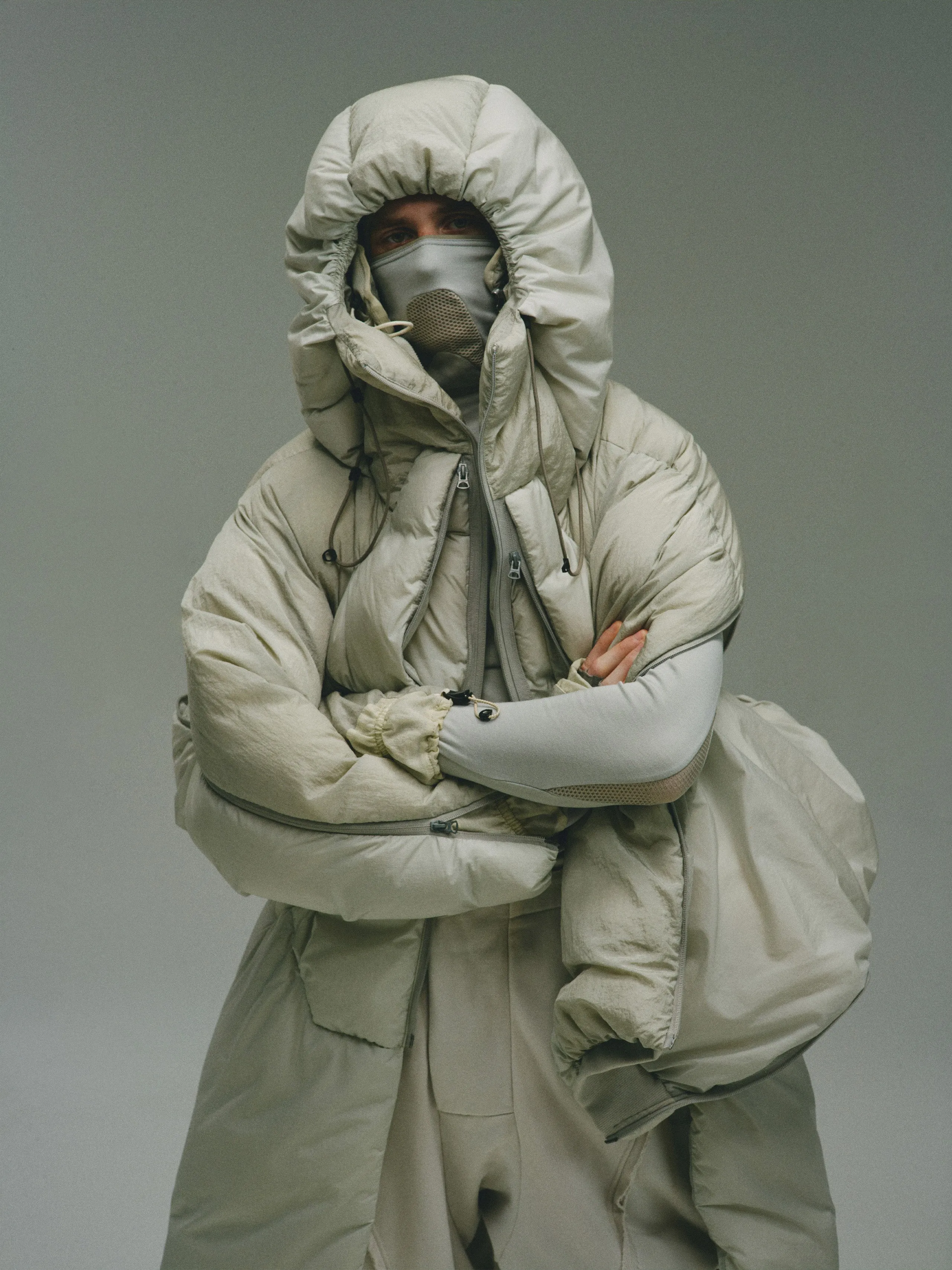 AS / Multiform Cocoon-Style Down Robe