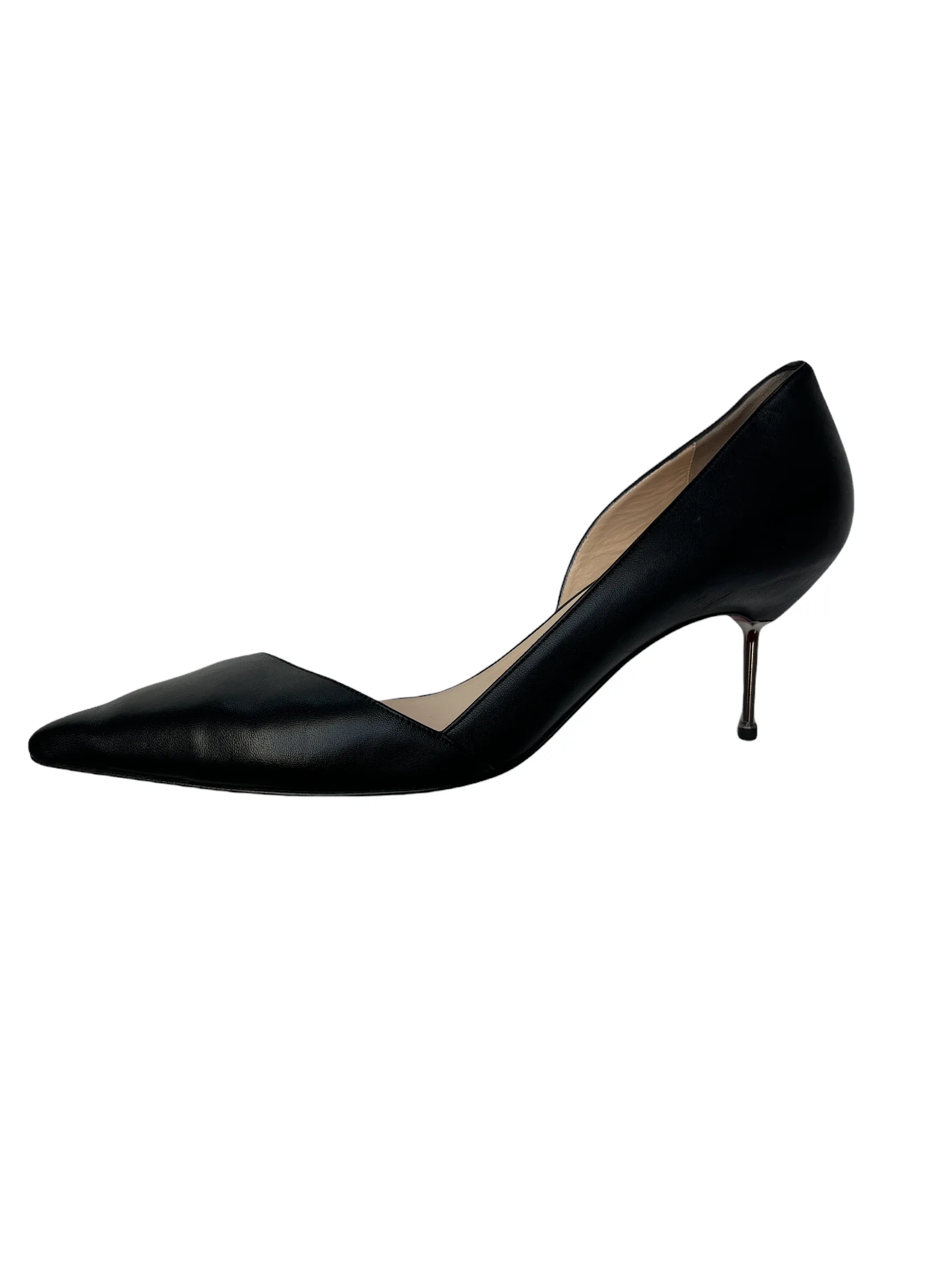 Black Leather and Silver Heels - 11