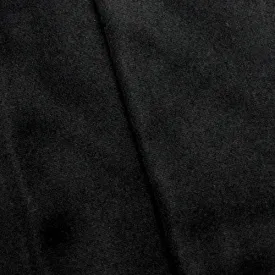 Black/Pearl Ivory Twill Bonded Jacketing Fabric
