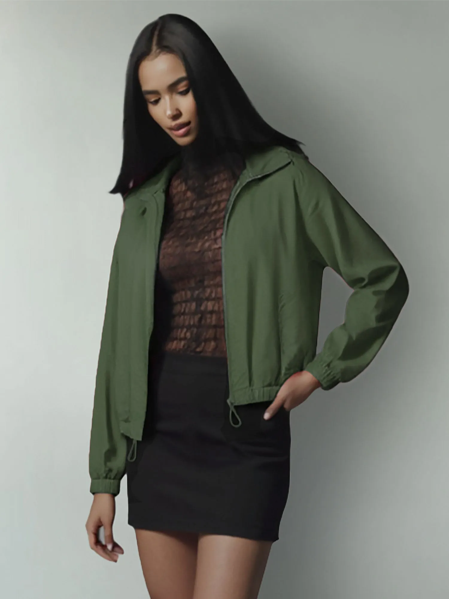 Boxy Anorak Jacket
