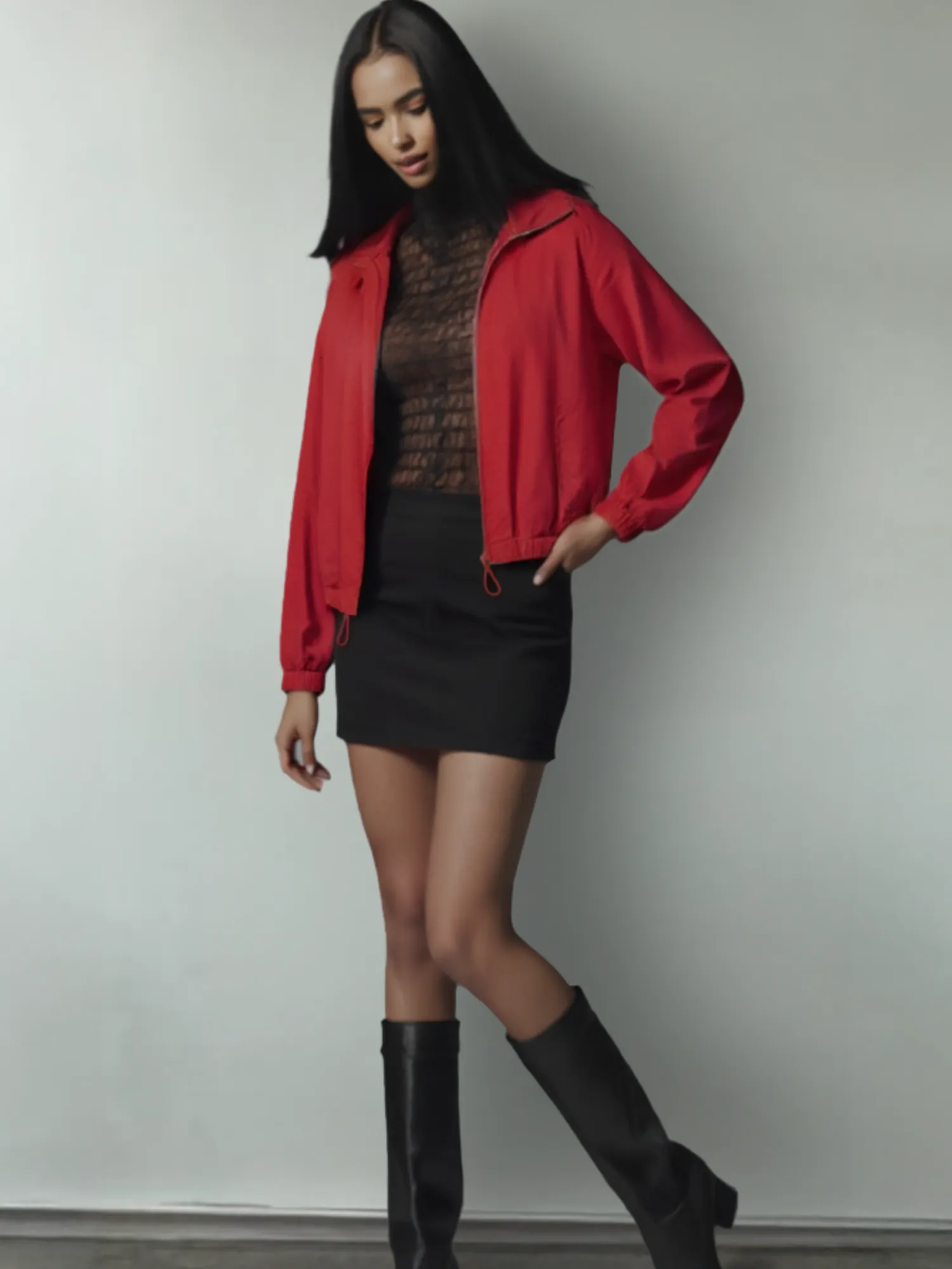 Boxy Anorak Jacket