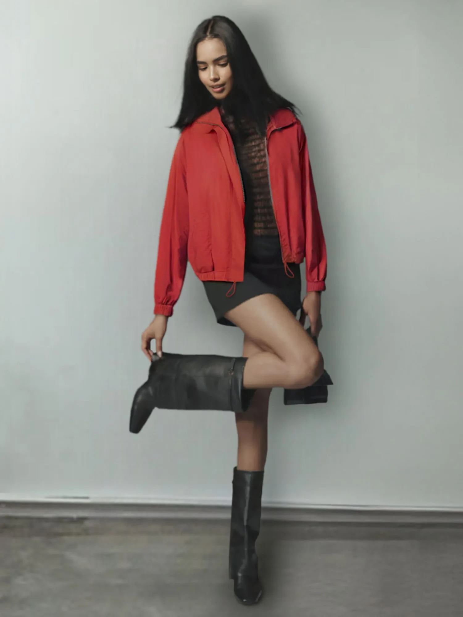 Boxy Anorak Jacket