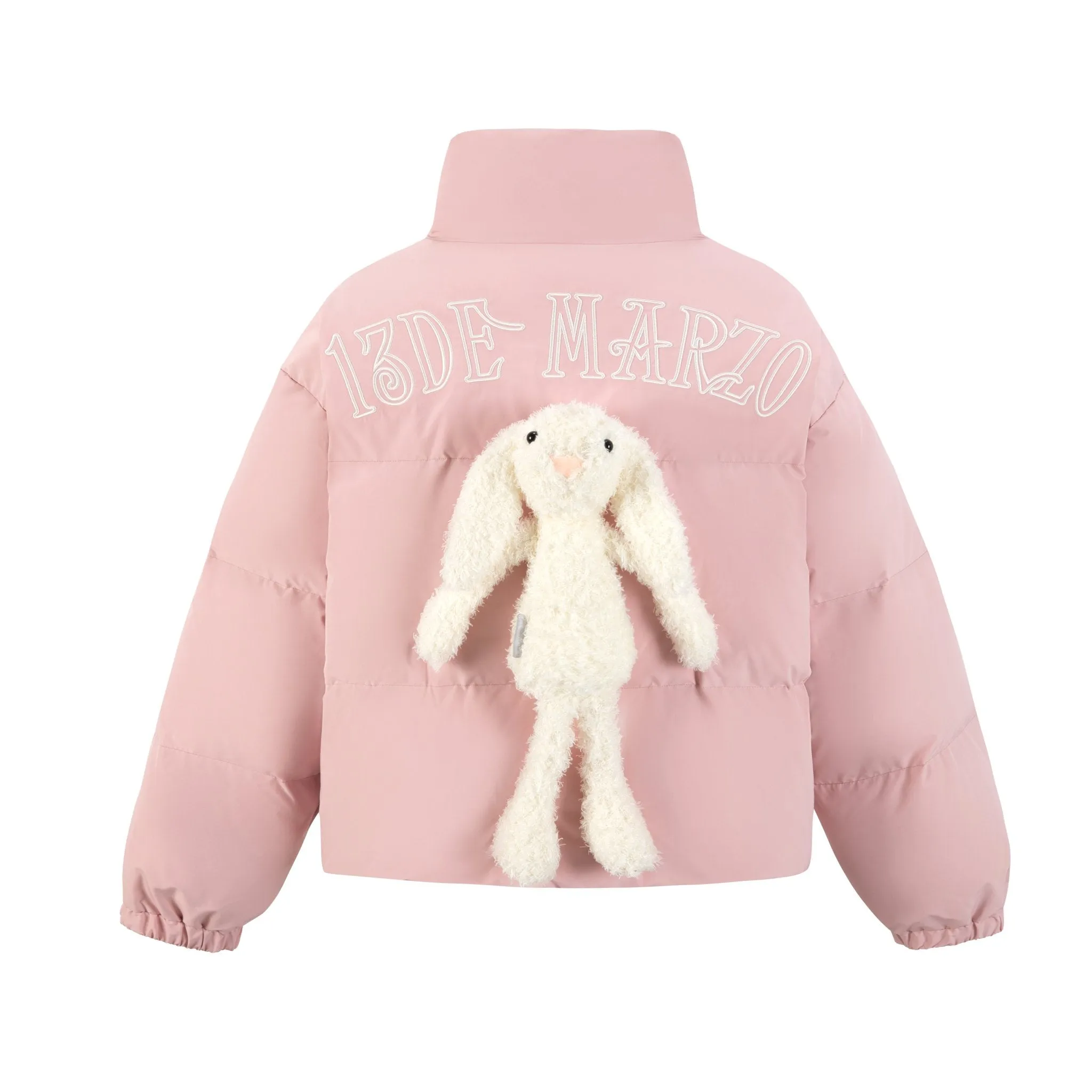 Doozoo Padded Down Jacket In Pink