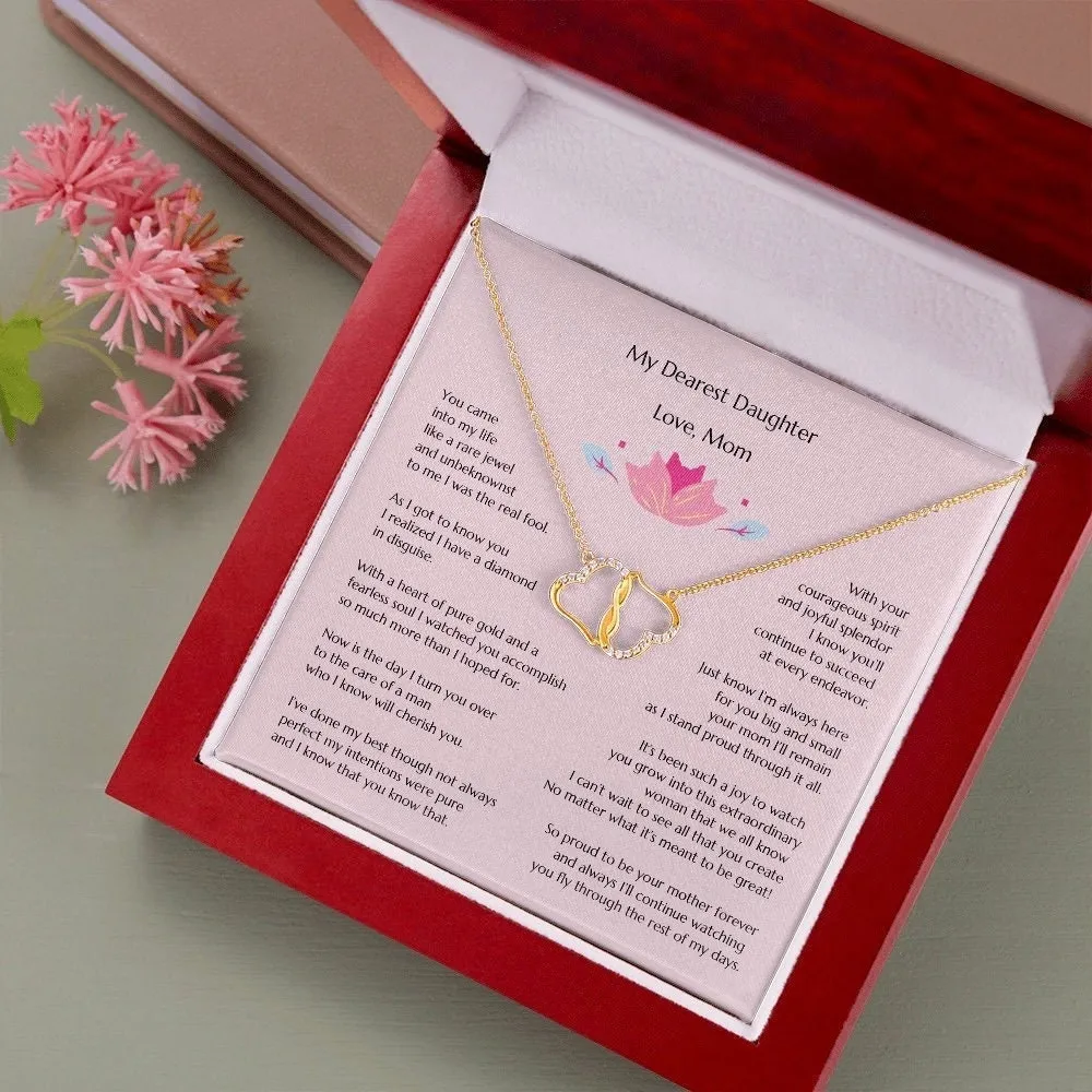 Gift for Bride from Mom, Necklace for Bride, Mom To Daughter Wedding, Everlasting Love, Gift from Mom, Gift from Mother of the Bride, Mother Daughter