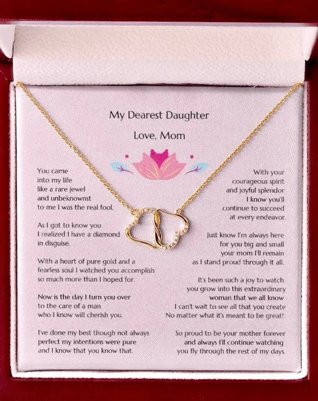 Gift for Bride from Mom, Necklace for Bride, Mom To Daughter Wedding, Everlasting Love, Gift from Mom, Gift from Mother of the Bride, Mother Daughter