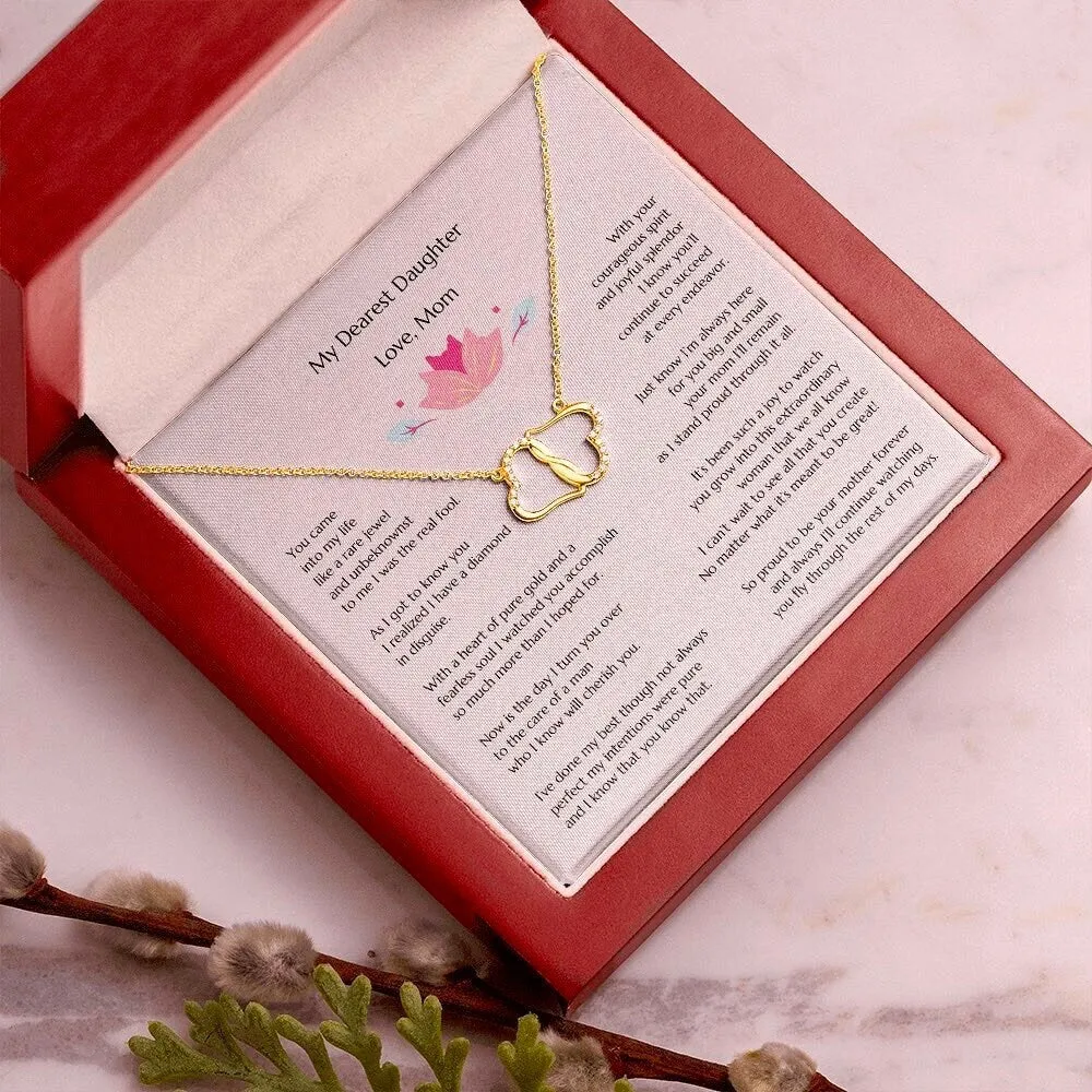 Gift for Bride from Mom, Necklace for Bride, Mom To Daughter Wedding, Everlasting Love, Gift from Mom, Gift from Mother of the Bride, Mother Daughter