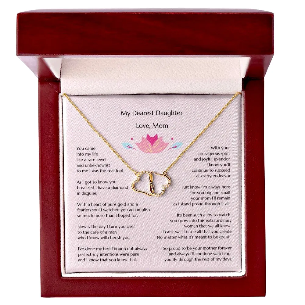 Gift for Bride from Mom, Necklace for Bride, Mom To Daughter Wedding, Everlasting Love, Gift from Mom, Gift from Mother of the Bride, Mother Daughter