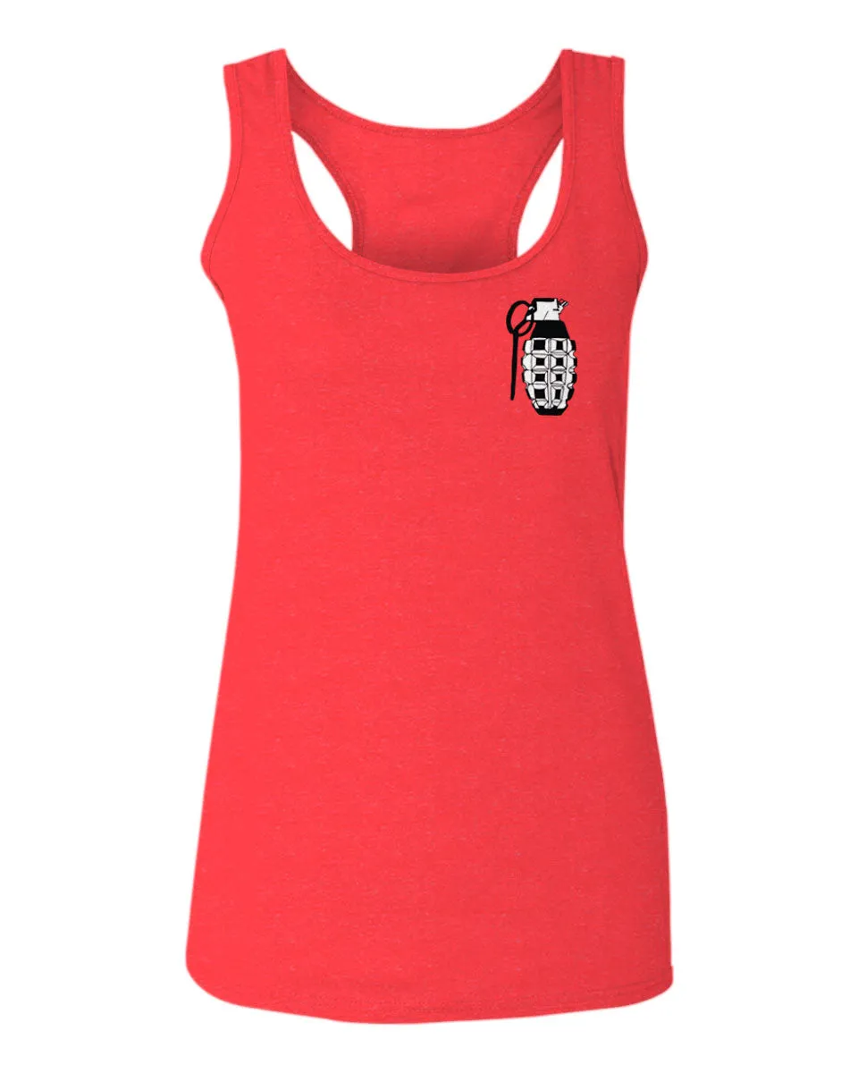 Grenade Guns Second Amendment American Rights Weapons  women's Tank Top sleeveless Racerback