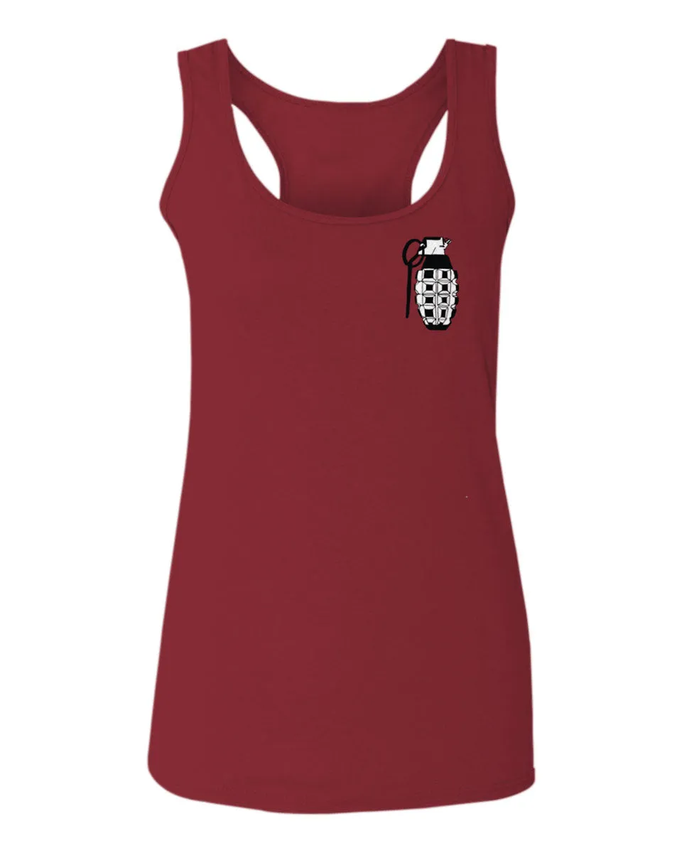 Grenade Guns Second Amendment American Rights Weapons  women's Tank Top sleeveless Racerback
