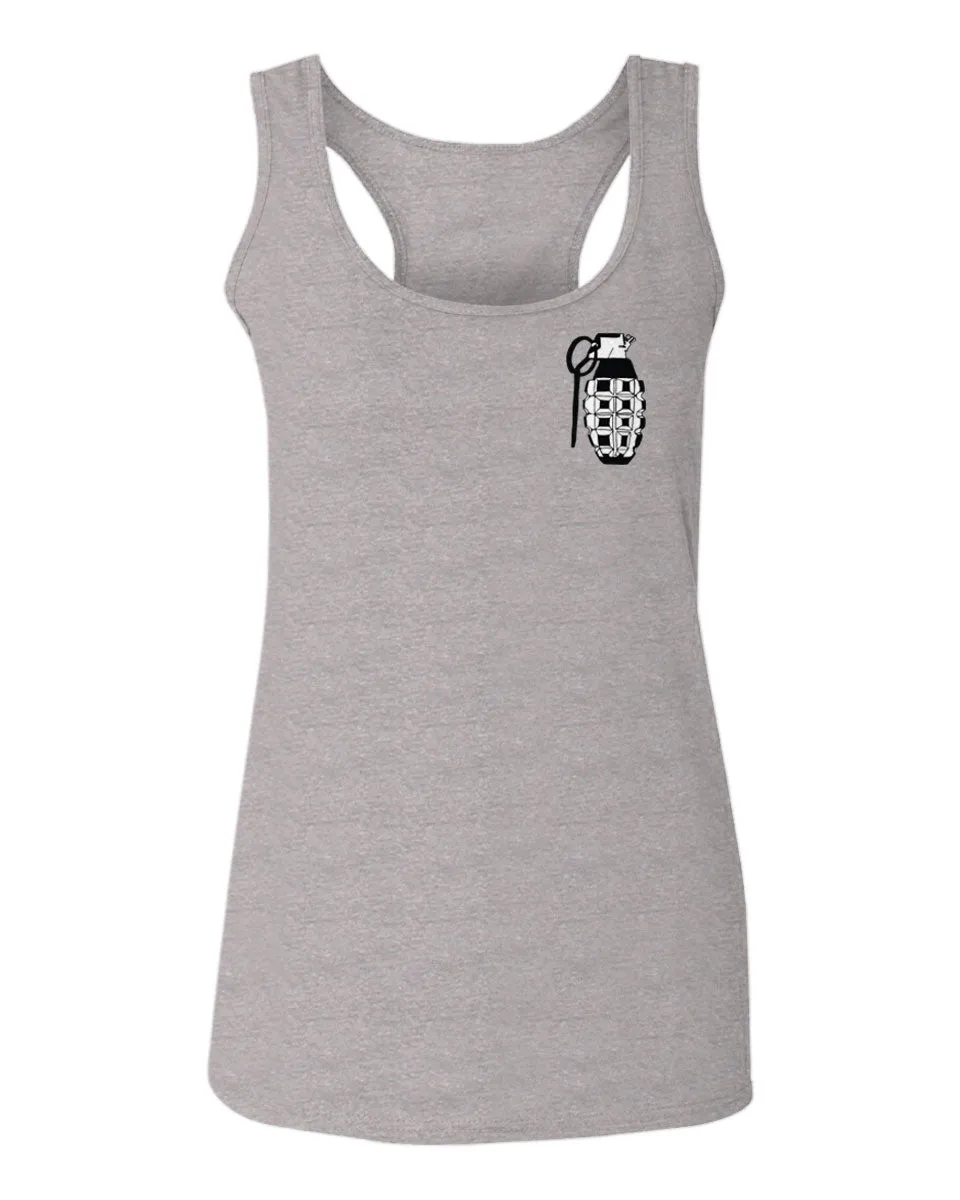 Grenade Guns Second Amendment American Rights Weapons  women's Tank Top sleeveless Racerback