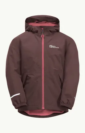 Jack Wolfskin Snowy Days Jacket Kids Boysenberry