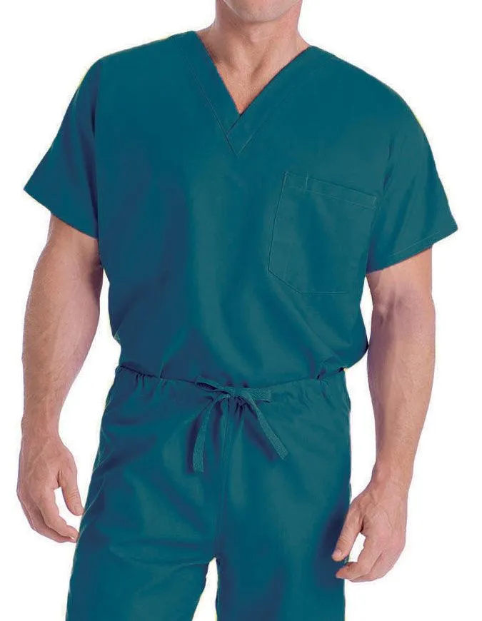 Landau 27.5 Inch Unisex Reversible V-Neck Scrub Top