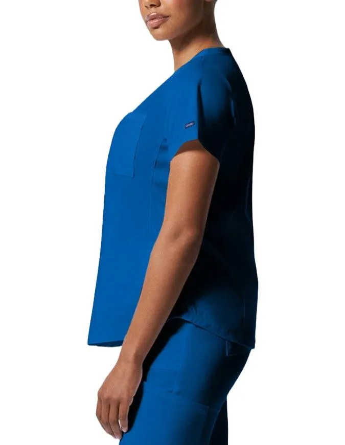 Landau ProFlex Women's 2 Pocket V-Neck Scrub Top