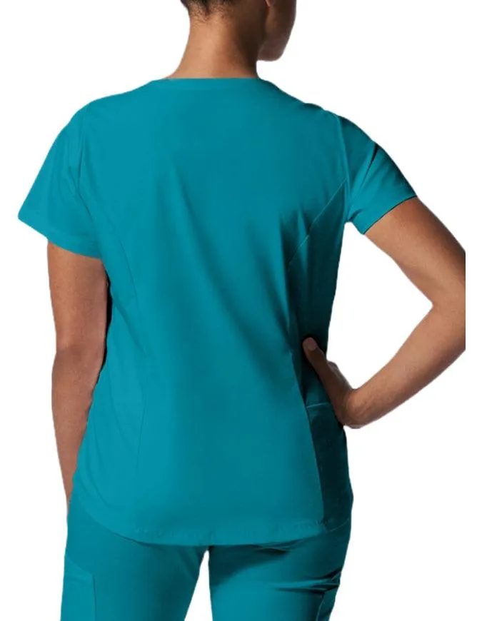 Landau ProFlex Women's 2 Pocket V-Neck Scrub Top