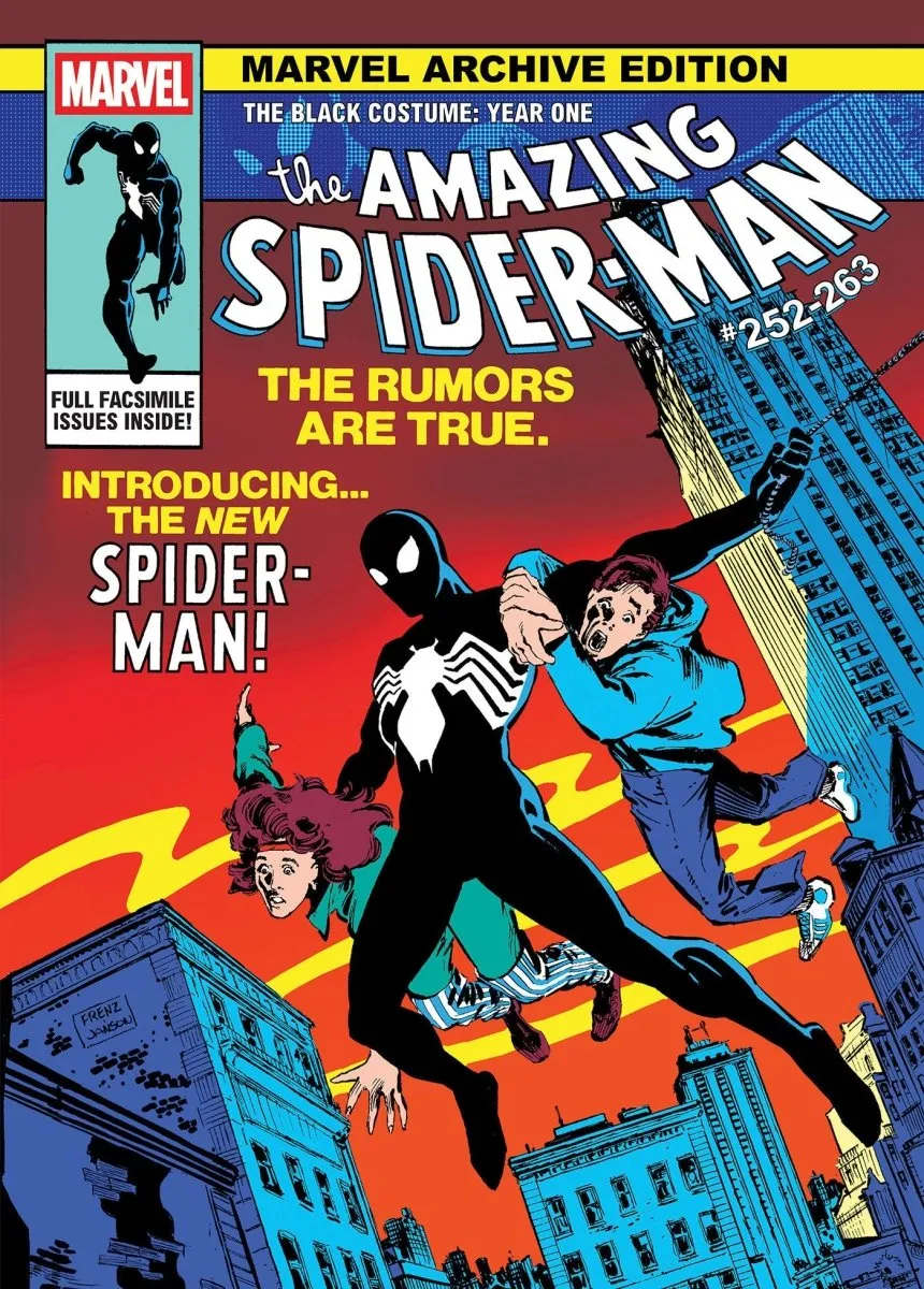 Marvel Archive Edition: Amazing Spider-Man - The Black Costume: Year One Gallery Edition Ron Frenz Original First Issue Cover HC *PRE-ORDER*