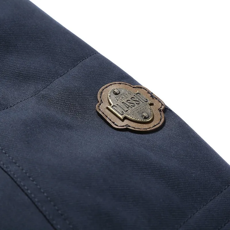 Men's Casual Warm Hooded Winter Parka