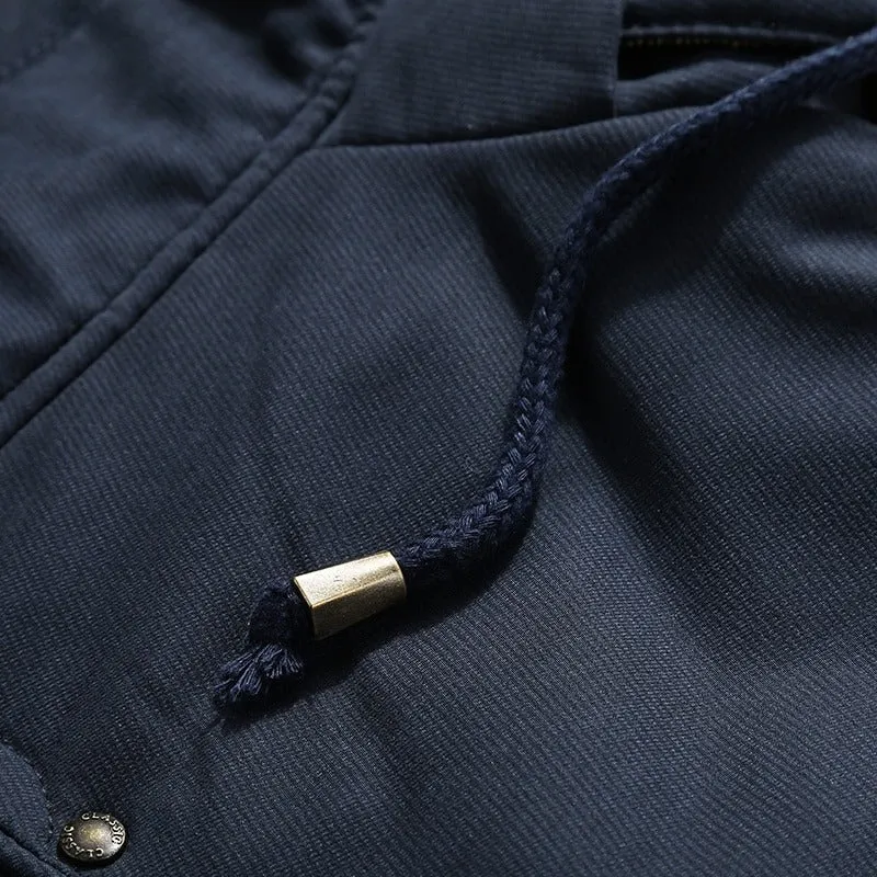 Men's Casual Warm Hooded Winter Parka