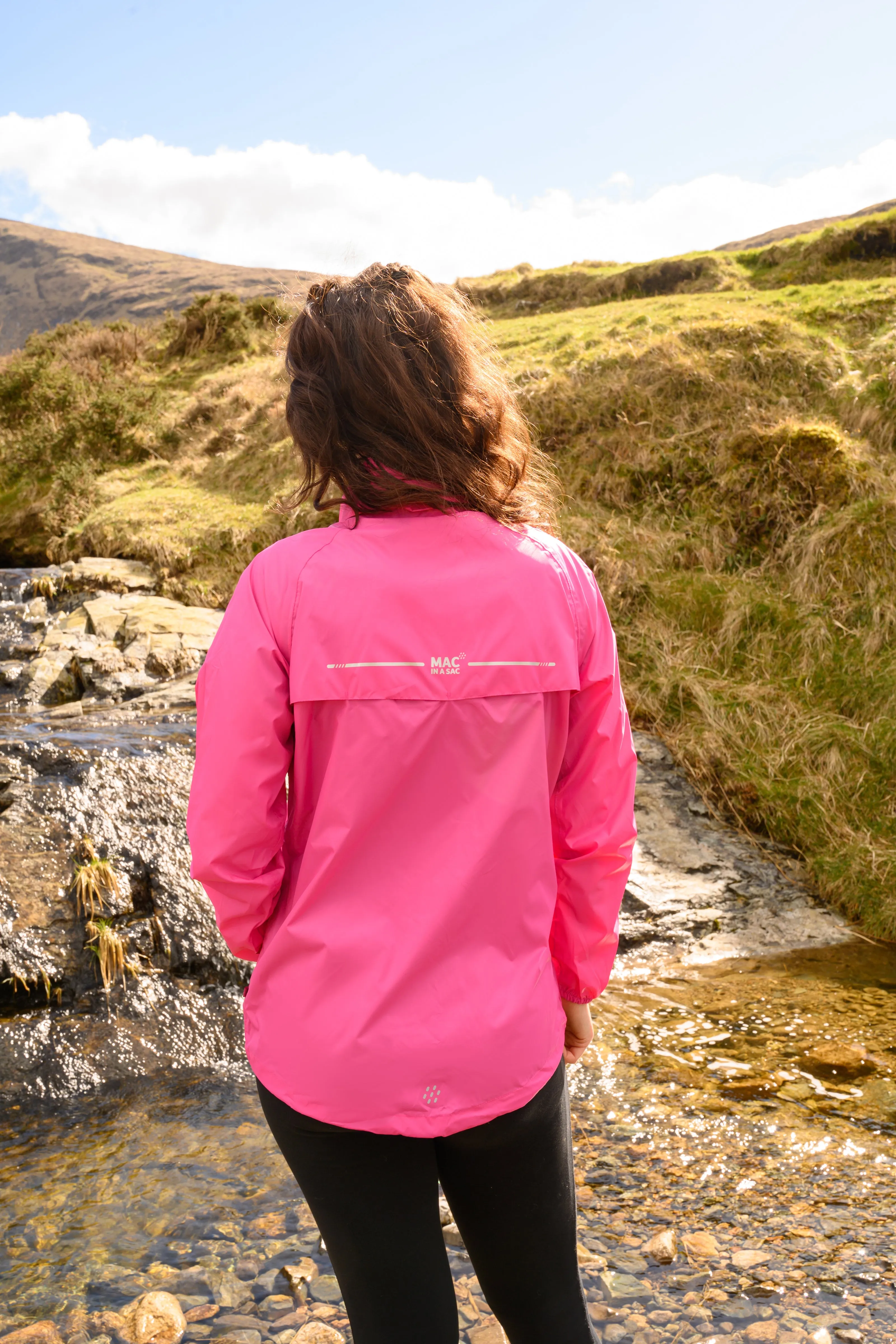 Origin Packable Waterproof Jacket - Pink Tonal Zip