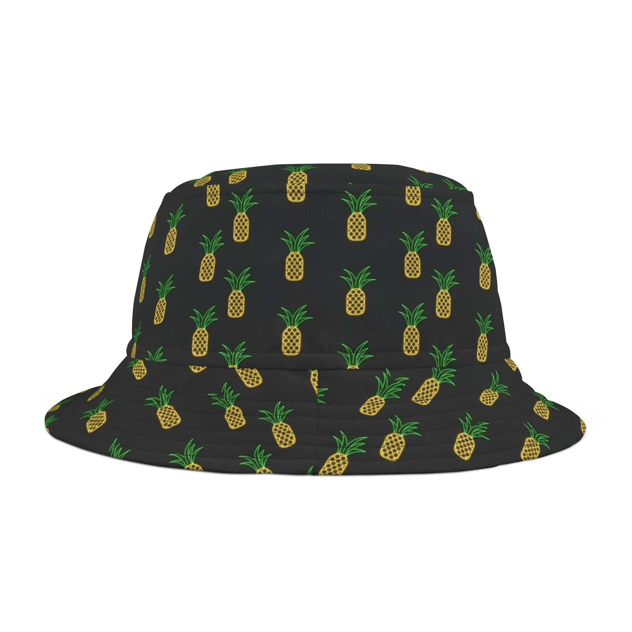 Pineapple PatternBucket Hat (AOP)