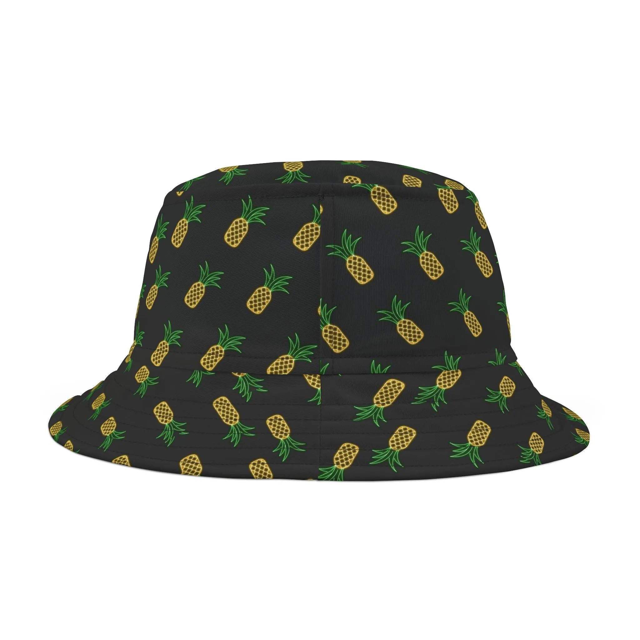 Pineapple PatternBucket Hat (AOP)
