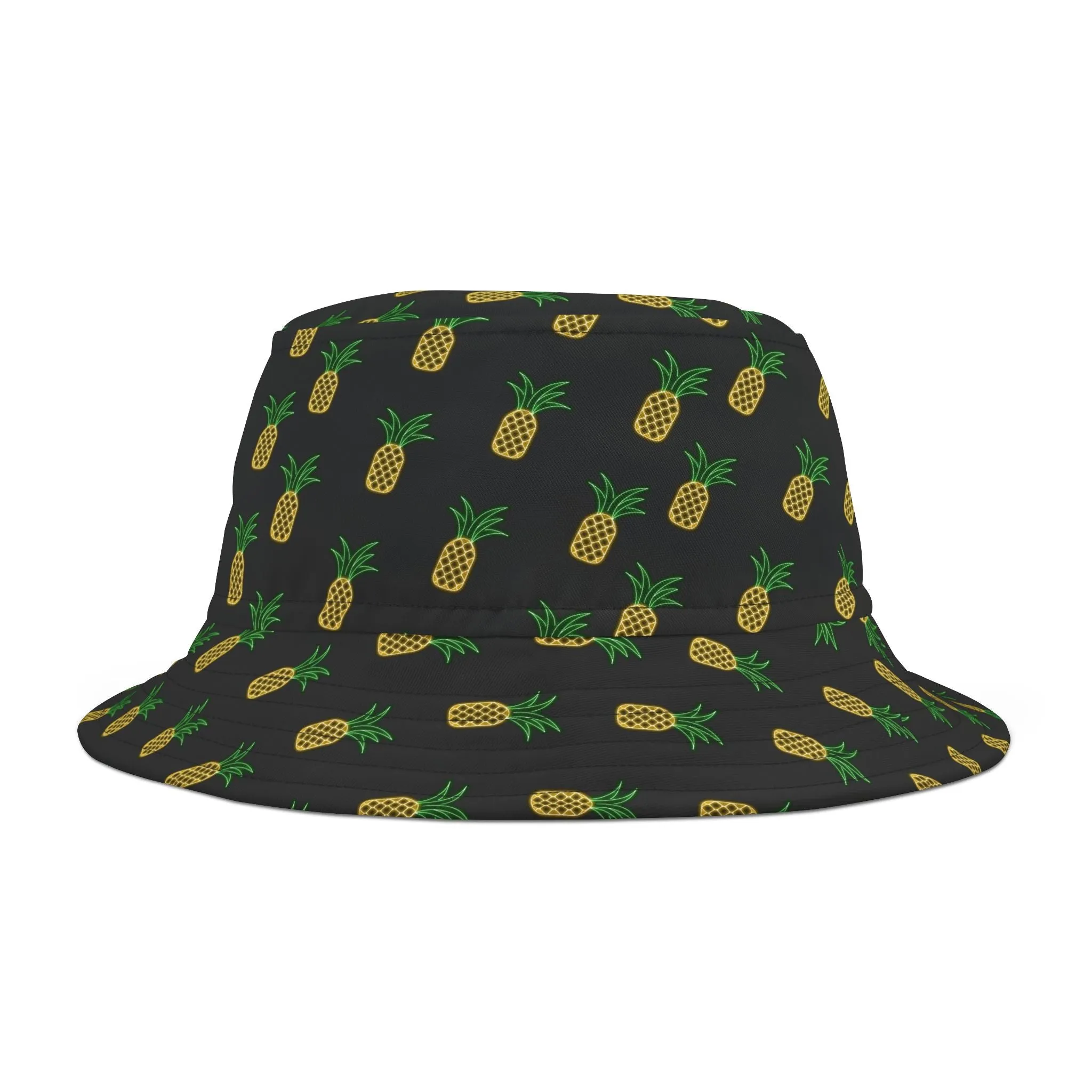 Pineapple PatternBucket Hat (AOP)