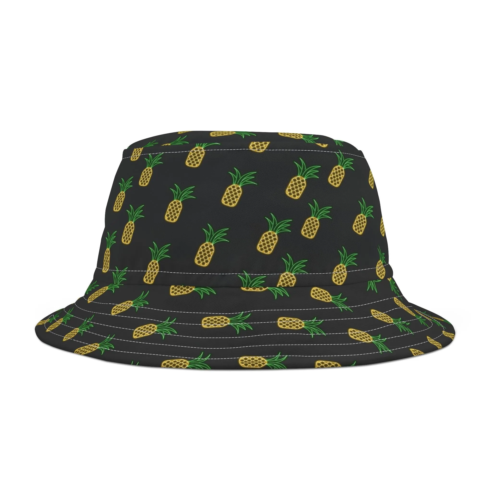 Pineapple PatternBucket Hat (AOP)