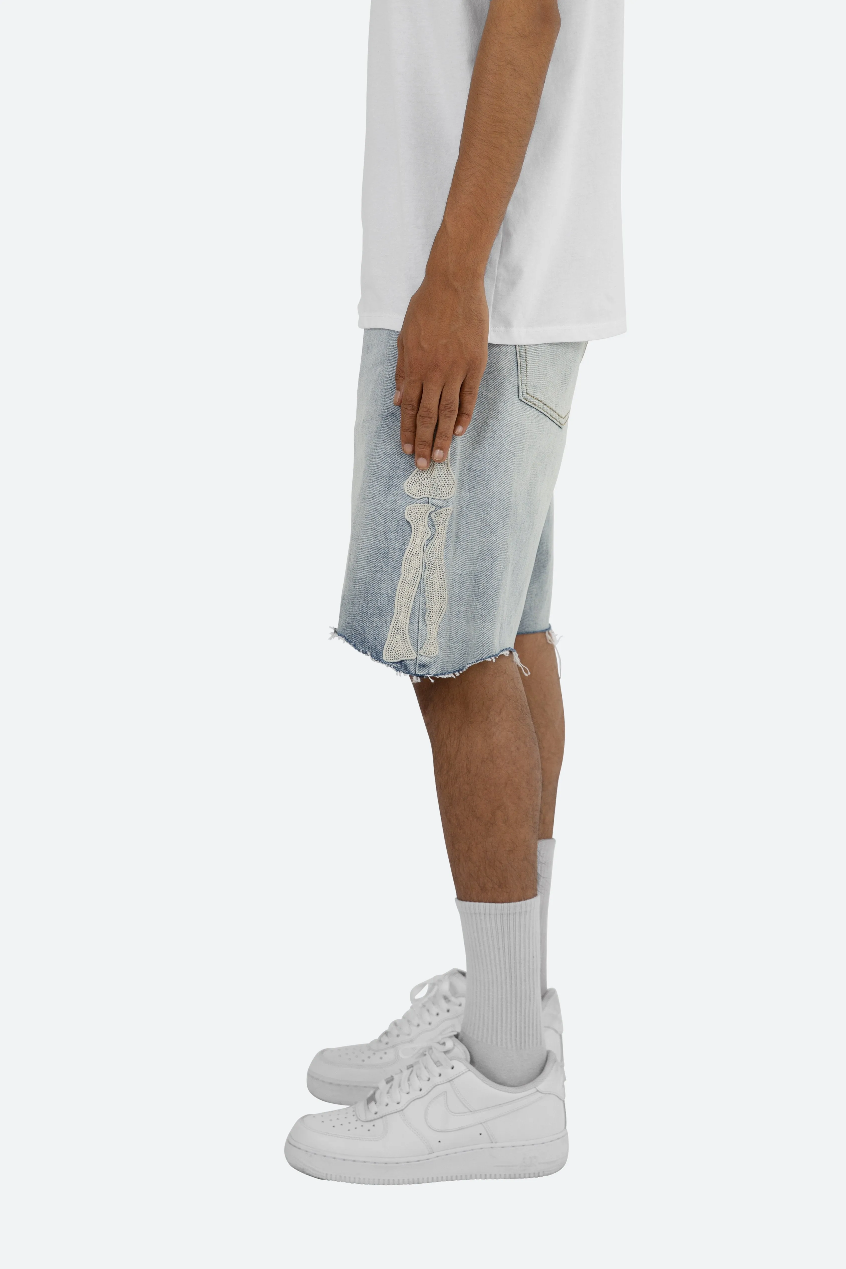 R194 Denim Shorts - Blue