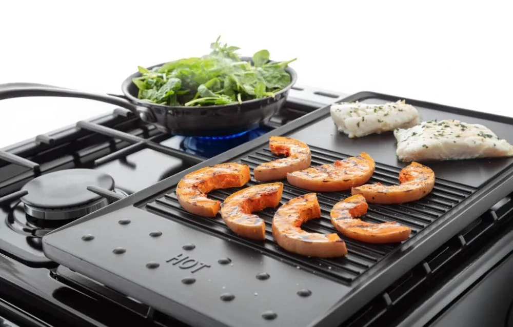 Rangemaster Classic 60 Black Gas Double Oven Cooker 60cm