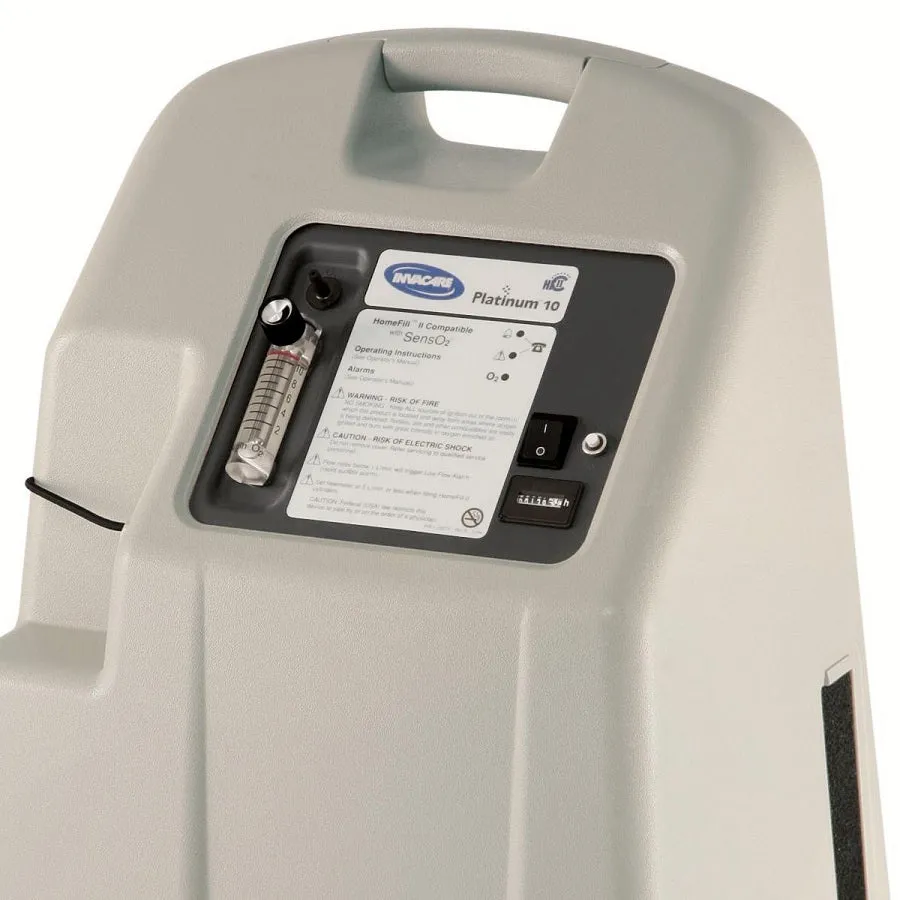 React Health Platinum 10 Home Oxygen Concentrator with SENSEO2 Oxygen Purity System