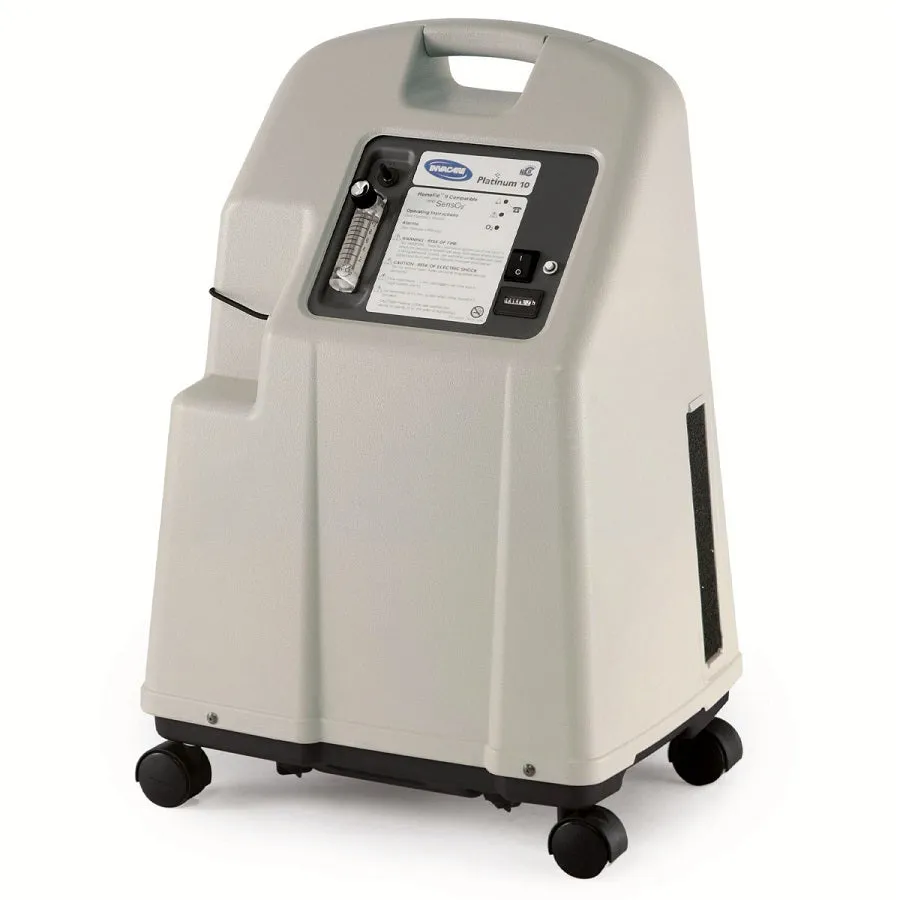 React Health Platinum 10 Home Oxygen Concentrator with SENSEO2 Oxygen Purity System