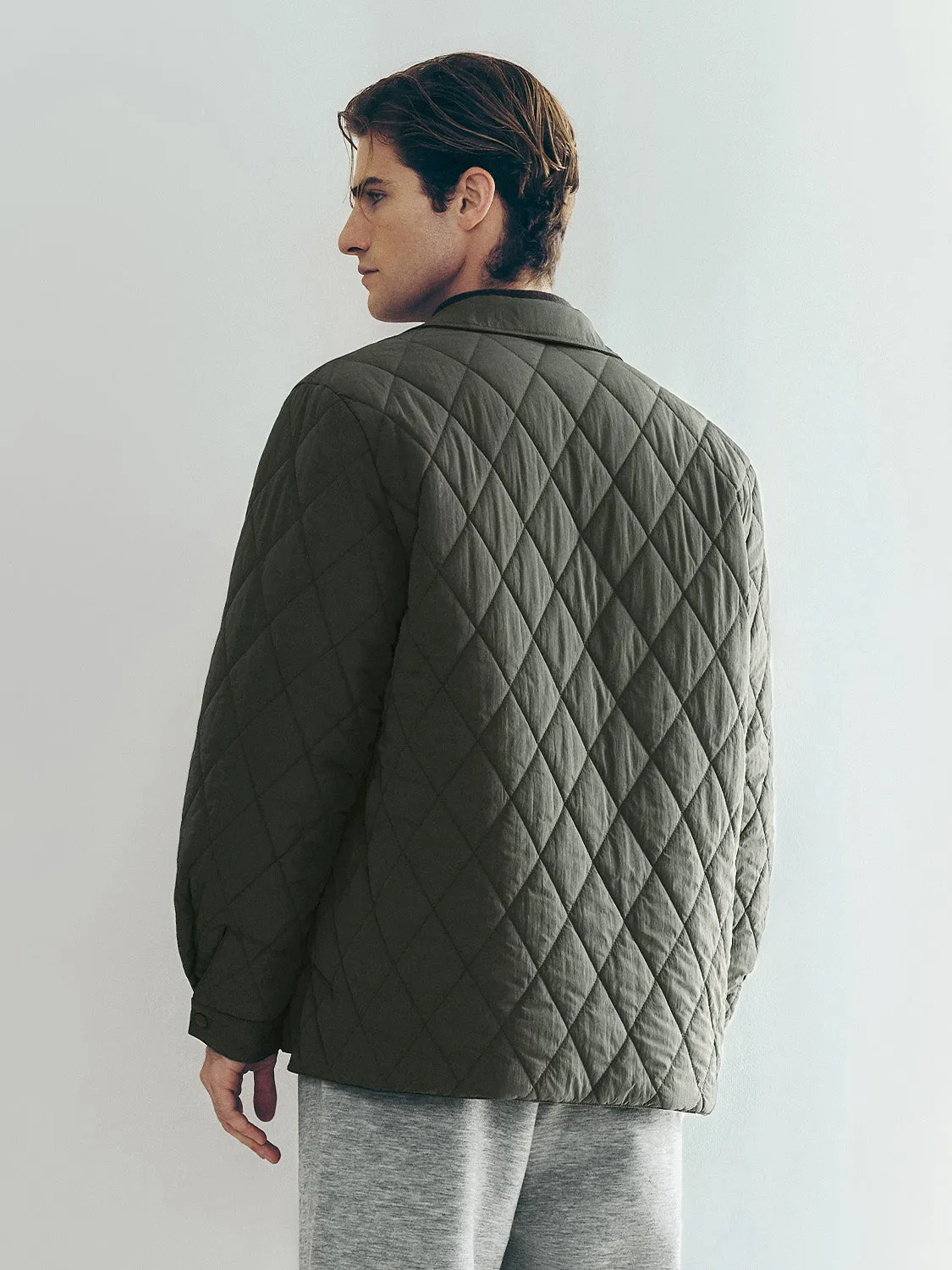Shirt Collar Padded Coats