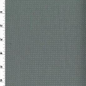 Sterling Silver Wool Blend Woven Twill Suiting Fabric