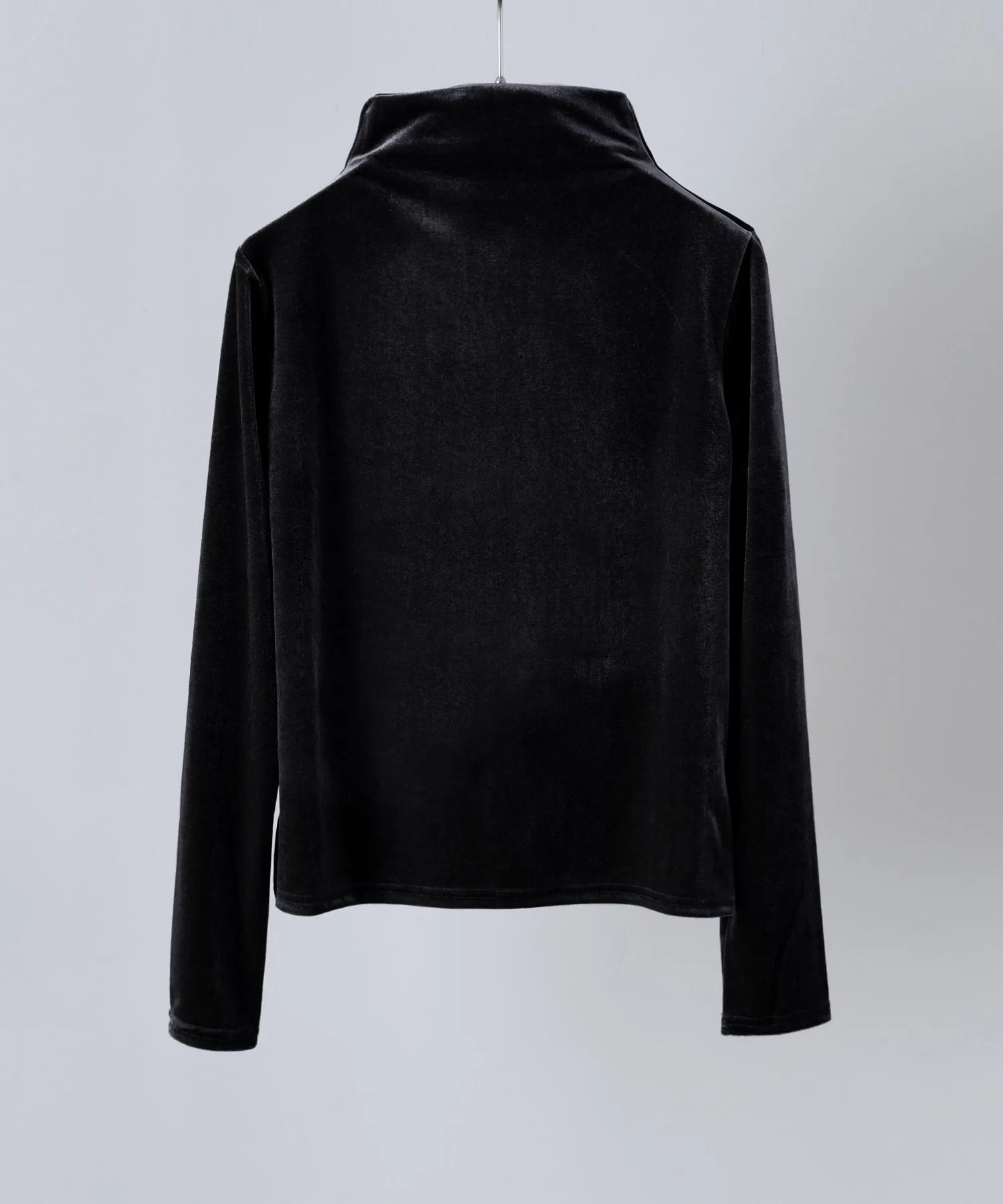 Velor bottle neck tops
