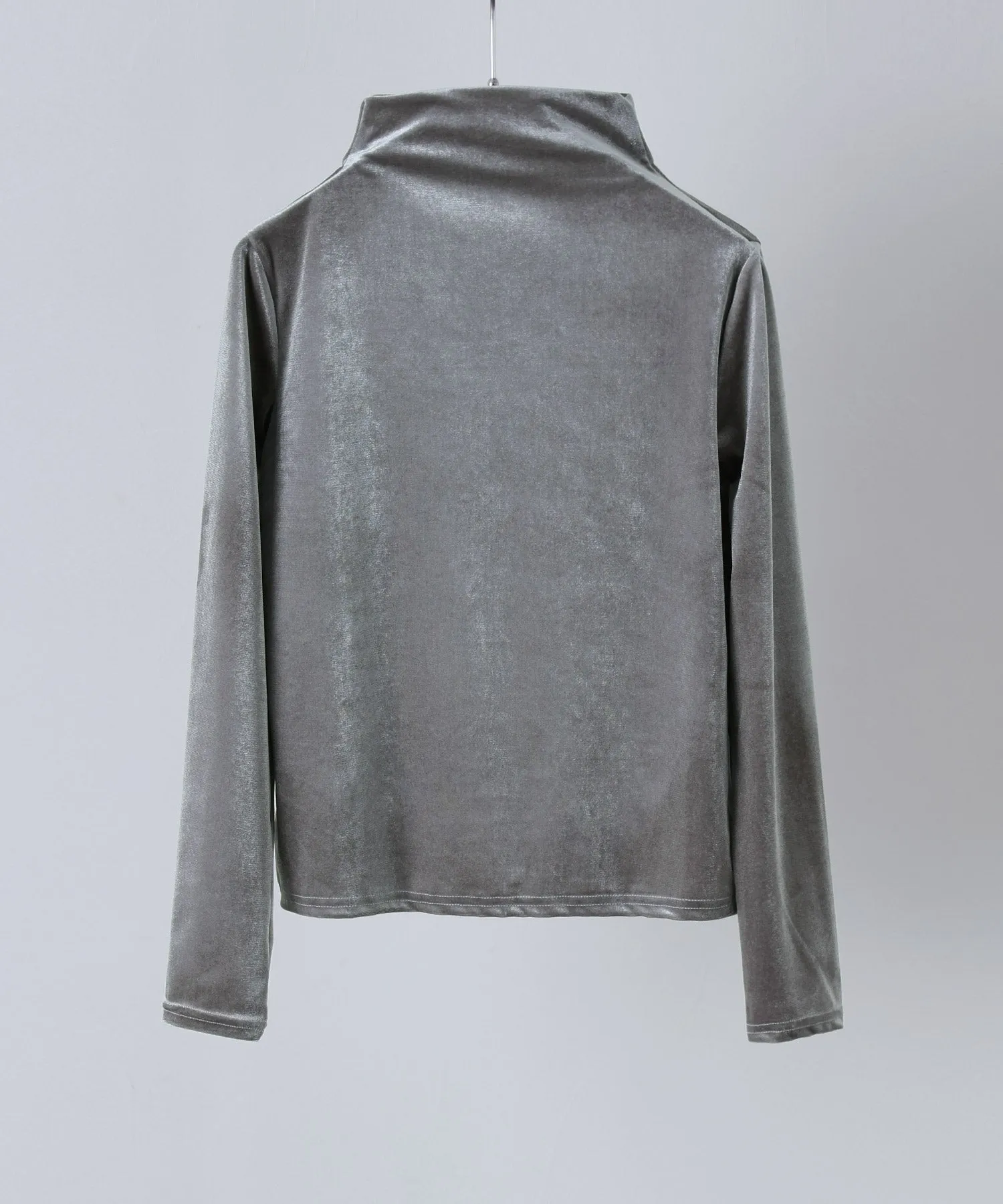 Velor bottle neck tops