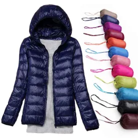 Winter/Spring Coat 2019 Women Winter Jackets Ultra Light White Duck Down Coat