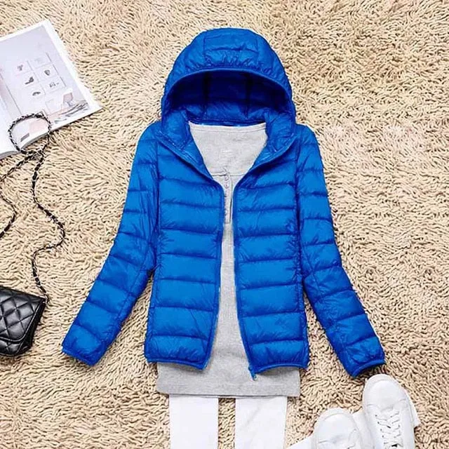 Winter/Spring Coat 2019 Women Winter Jackets Ultra Light White Duck Down Coat