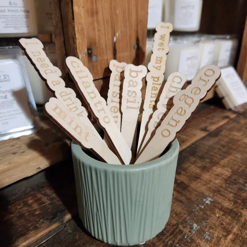 Wood Plant Pick